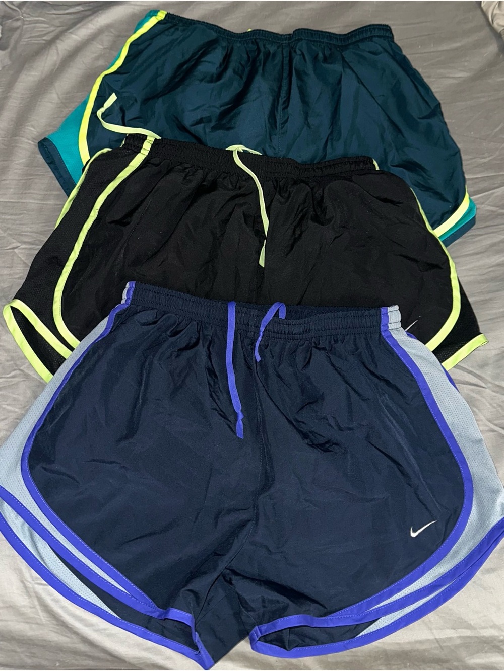 Nike Shorts Bundle with Neon Trim